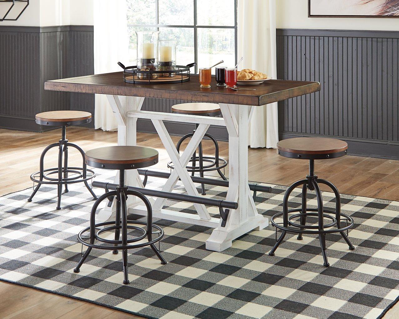Valebeck Counter Height Dining Table - Ideal Furniture (Fresno,CA) 