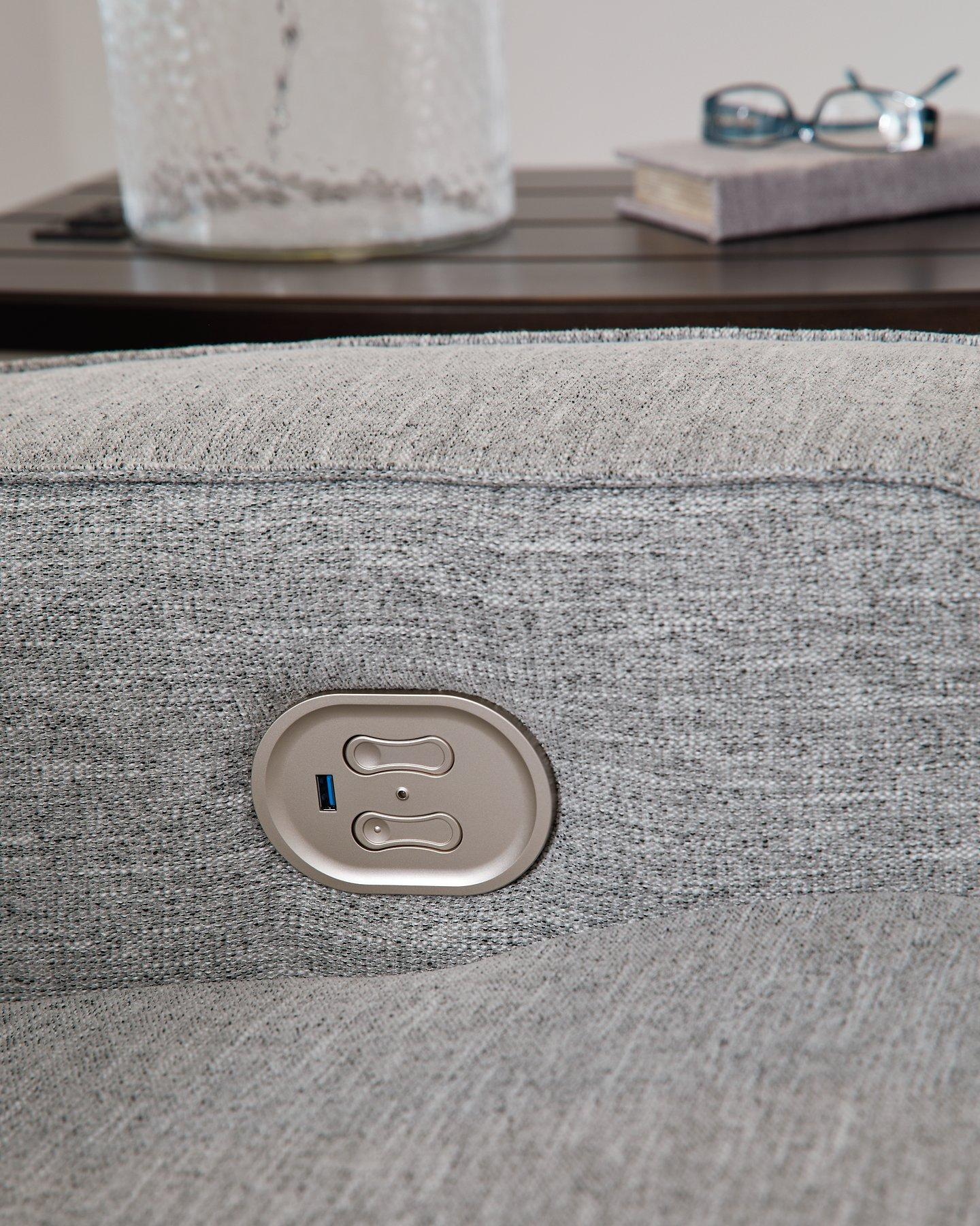 Biscoe Power Reclining Loveseat - Ideal Furniture (Fresno,CA) 