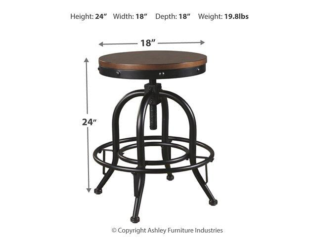 Valebeck Counter Height Bar Stool - Ideal Furniture (Fresno,CA) 