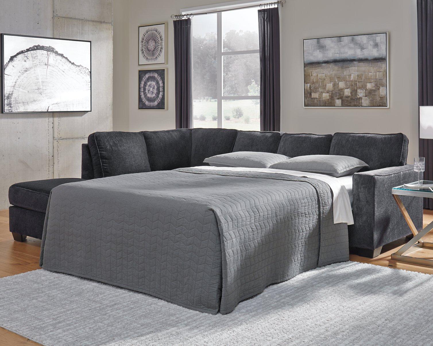 Altari Sleeper Sectional with Chaise - Ideal Furniture (Fresno,CA) 