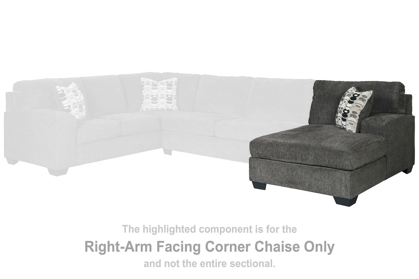 Ballinasloe 3-Piece Sectional with Chaise - Ideal Furniture (Fresno,CA) 