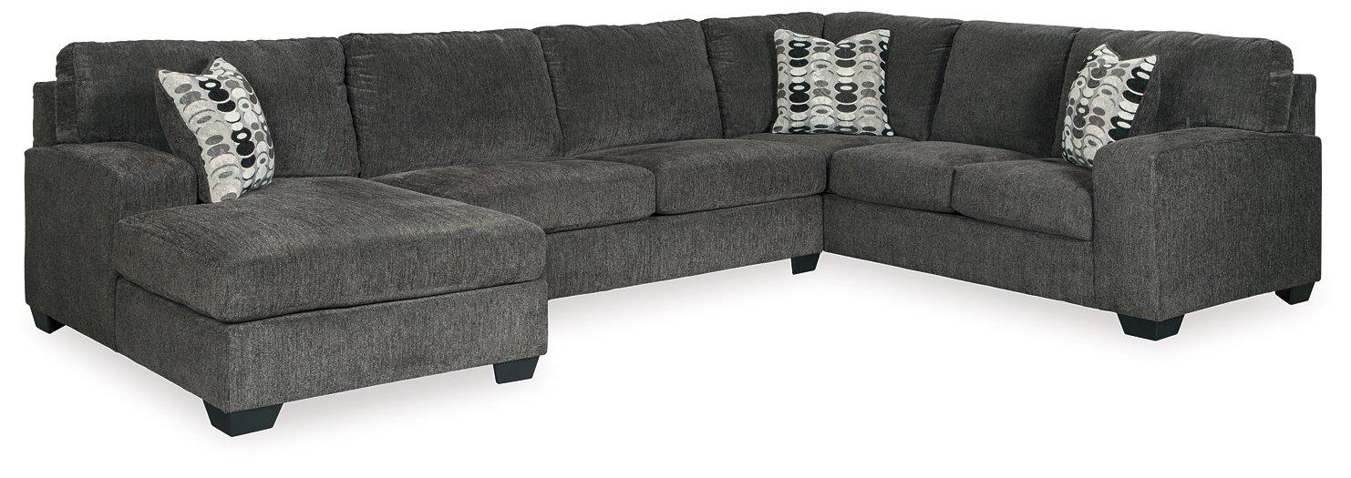 Ballinasloe 3-Piece Sectional with Chaise - Ideal Furniture (Fresno,CA) 