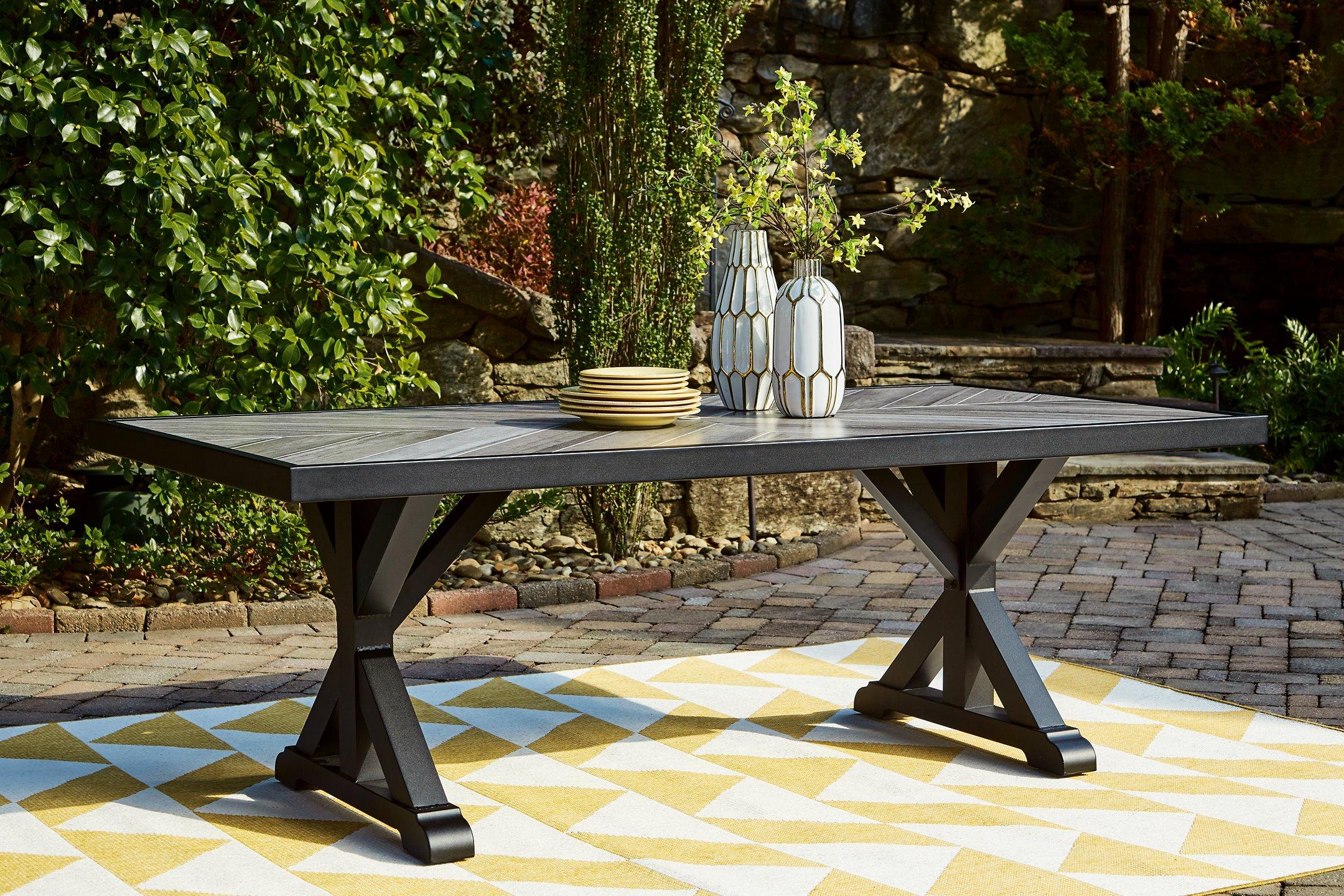 Beachcroft Outdoor Dining Table - Ideal Furniture (Fresno,CA) 