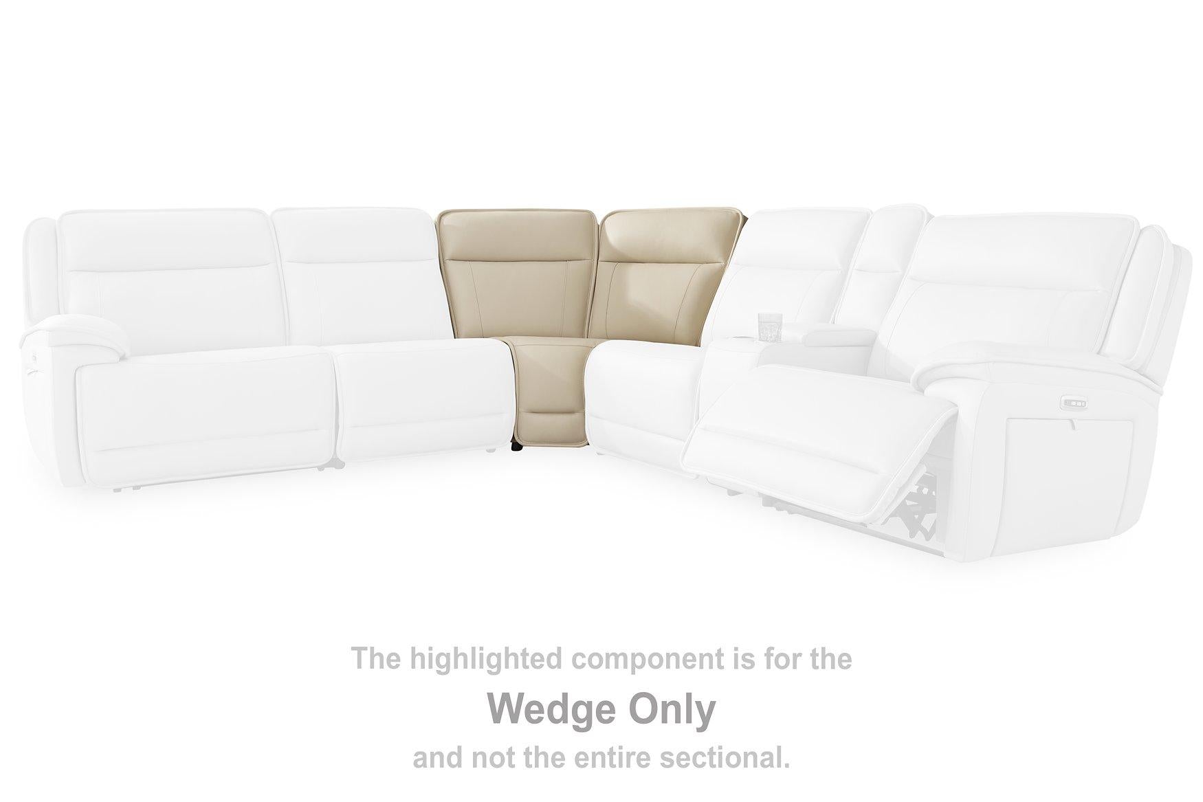 Double Deal Reclining Sectional with Console