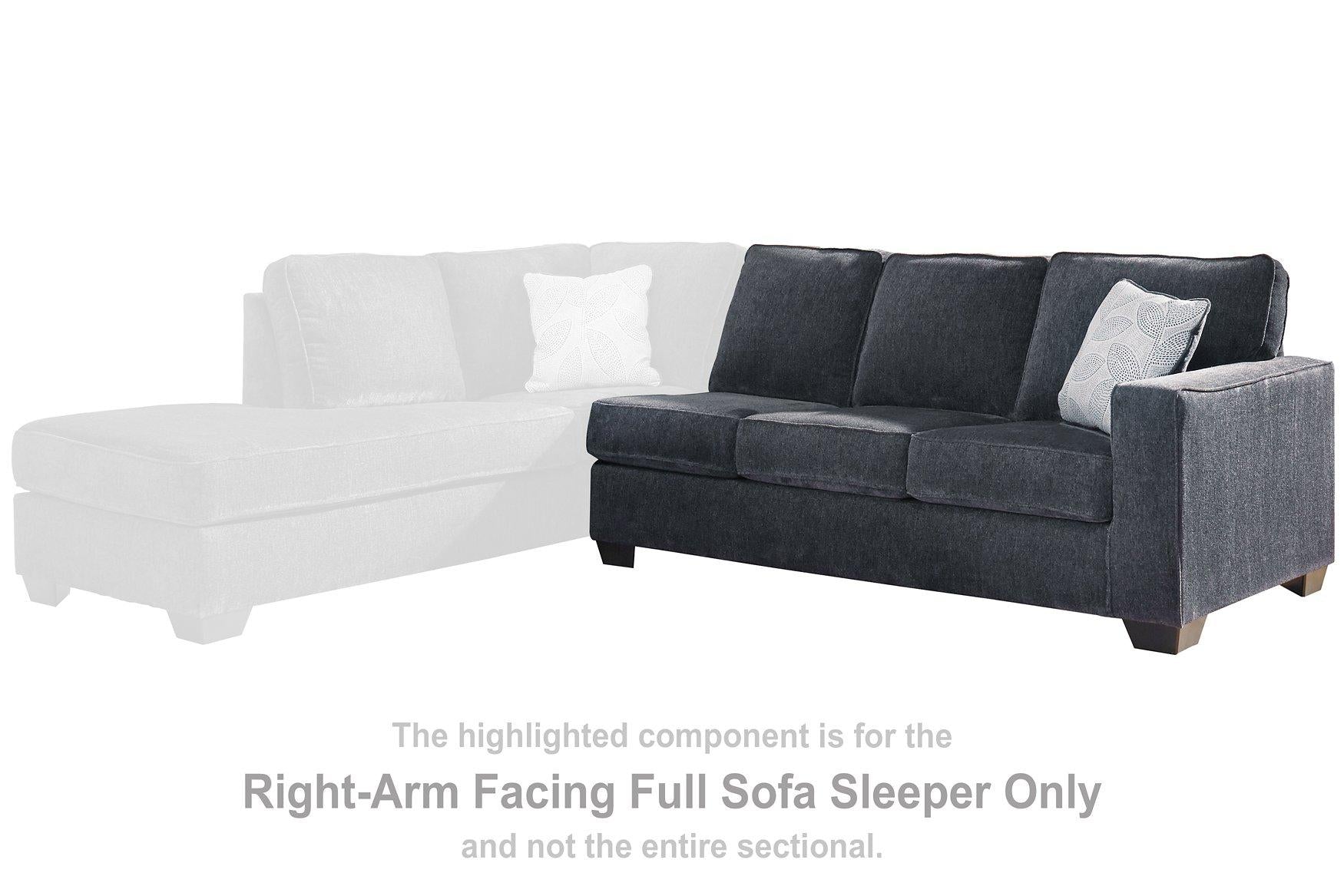 Altari Sleeper Sectional with Chaise - Ideal Furniture (Fresno,CA) 