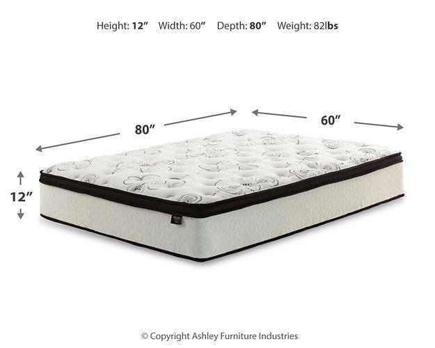 Chime 12 Inch Hybrid Mattress in a Box - Ideal Furniture (Fresno,CA) 