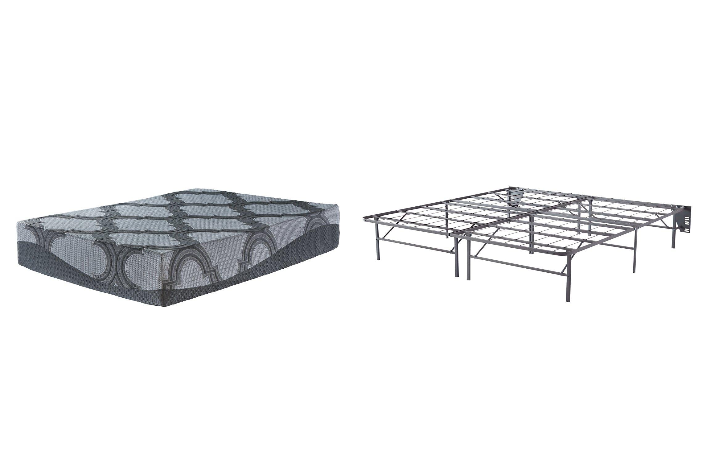 12 Inch Ashley Hybrid Mattress Set - Ideal Furniture (Fresno,CA) 