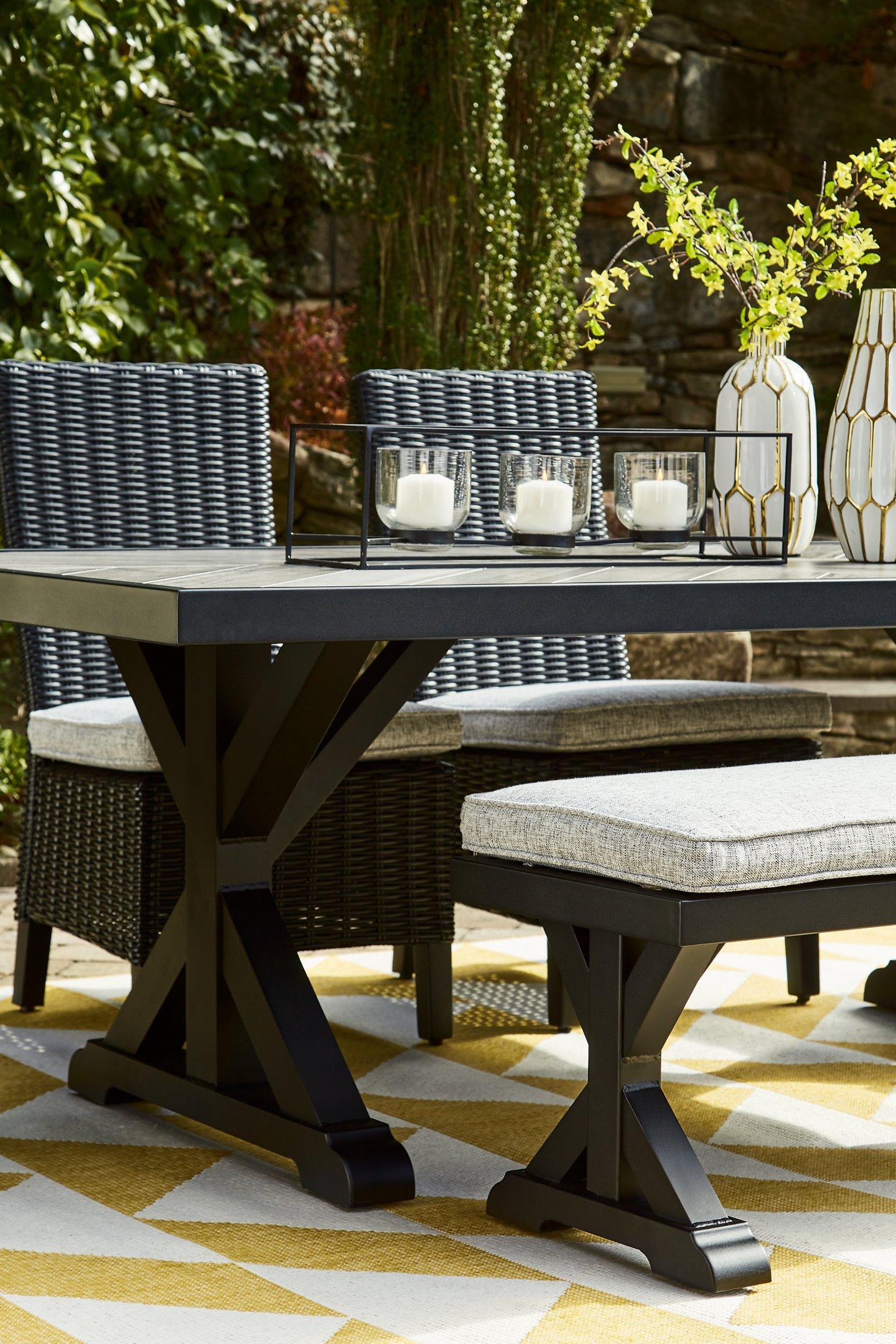 Beachcroft Outdoor Dining Table - Ideal Furniture (Fresno,CA) 