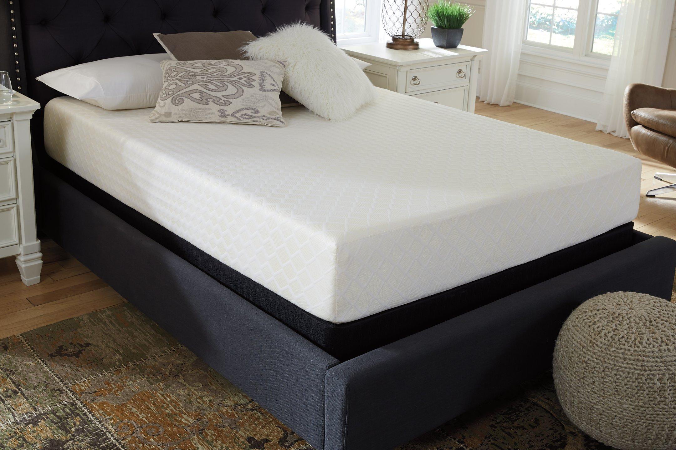 10 Inch Chime Memory Foam Mattress in a Box - Ideal Furniture (Fresno,CA) 