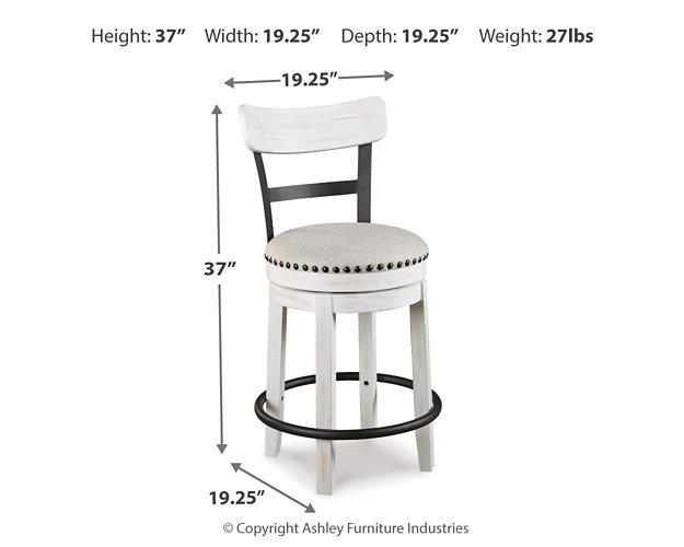 Valebeck Counter Height Bar Stool - Ideal Furniture (Fresno,CA) 
