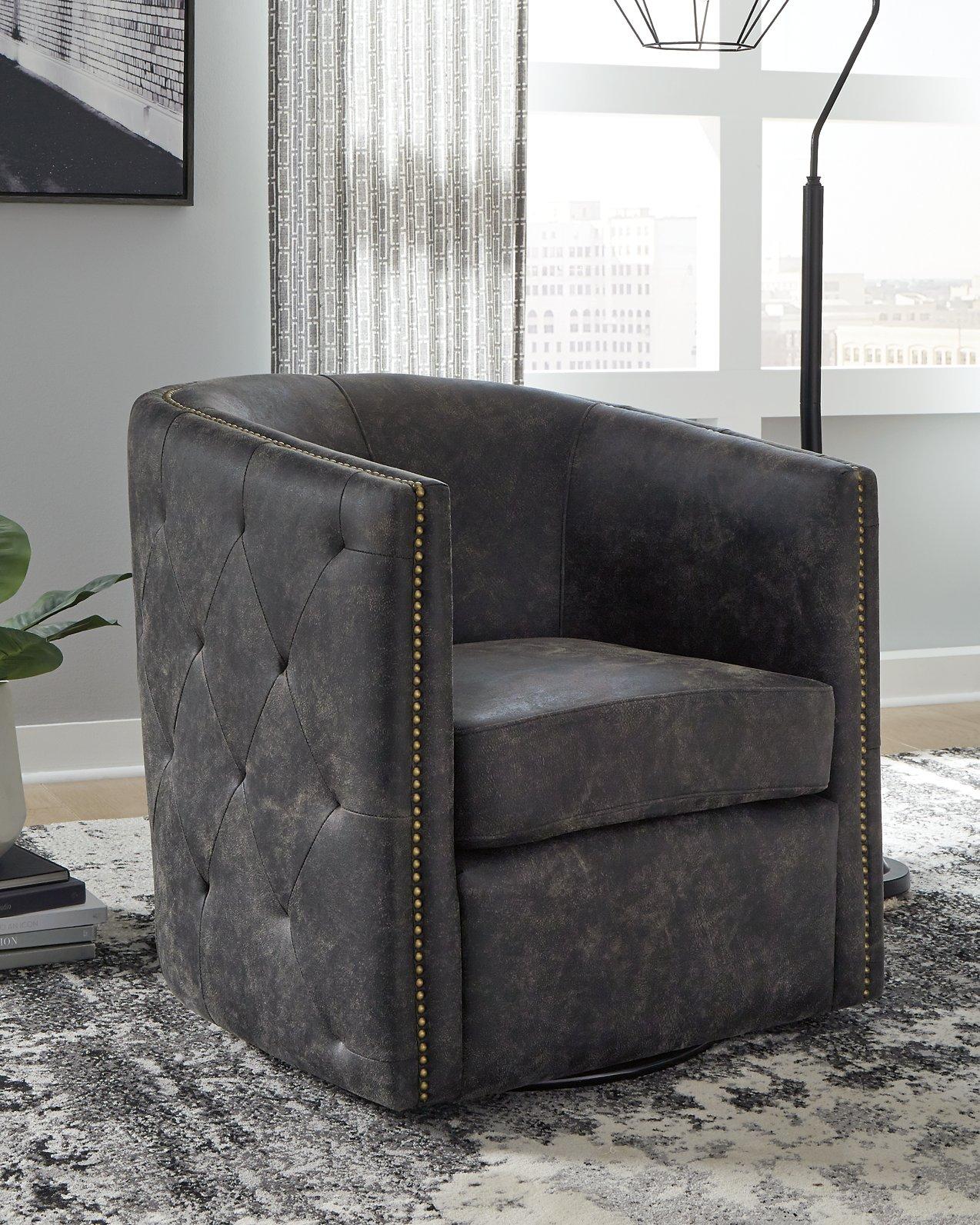Brentlow Swivel Accent Chair - Ideal Furniture (Fresno,CA) 