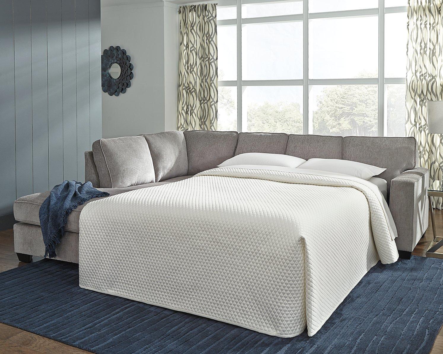 Altari Sleeper Sectional with Chaise - Ideal Furniture (Fresno,CA) 
