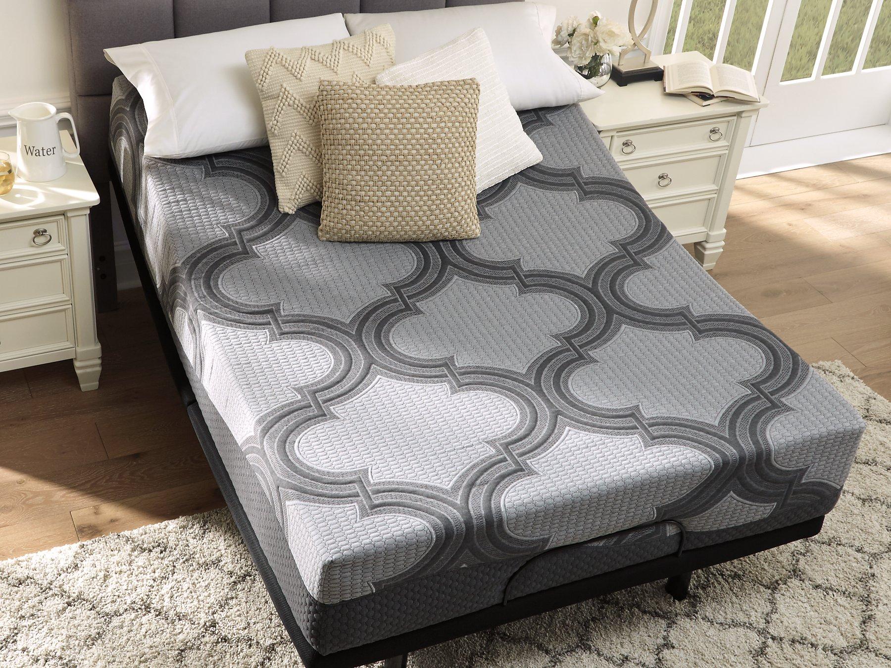 12 Inch Ashley Hybrid Mattress Set - Ideal Furniture (Fresno,CA) 
