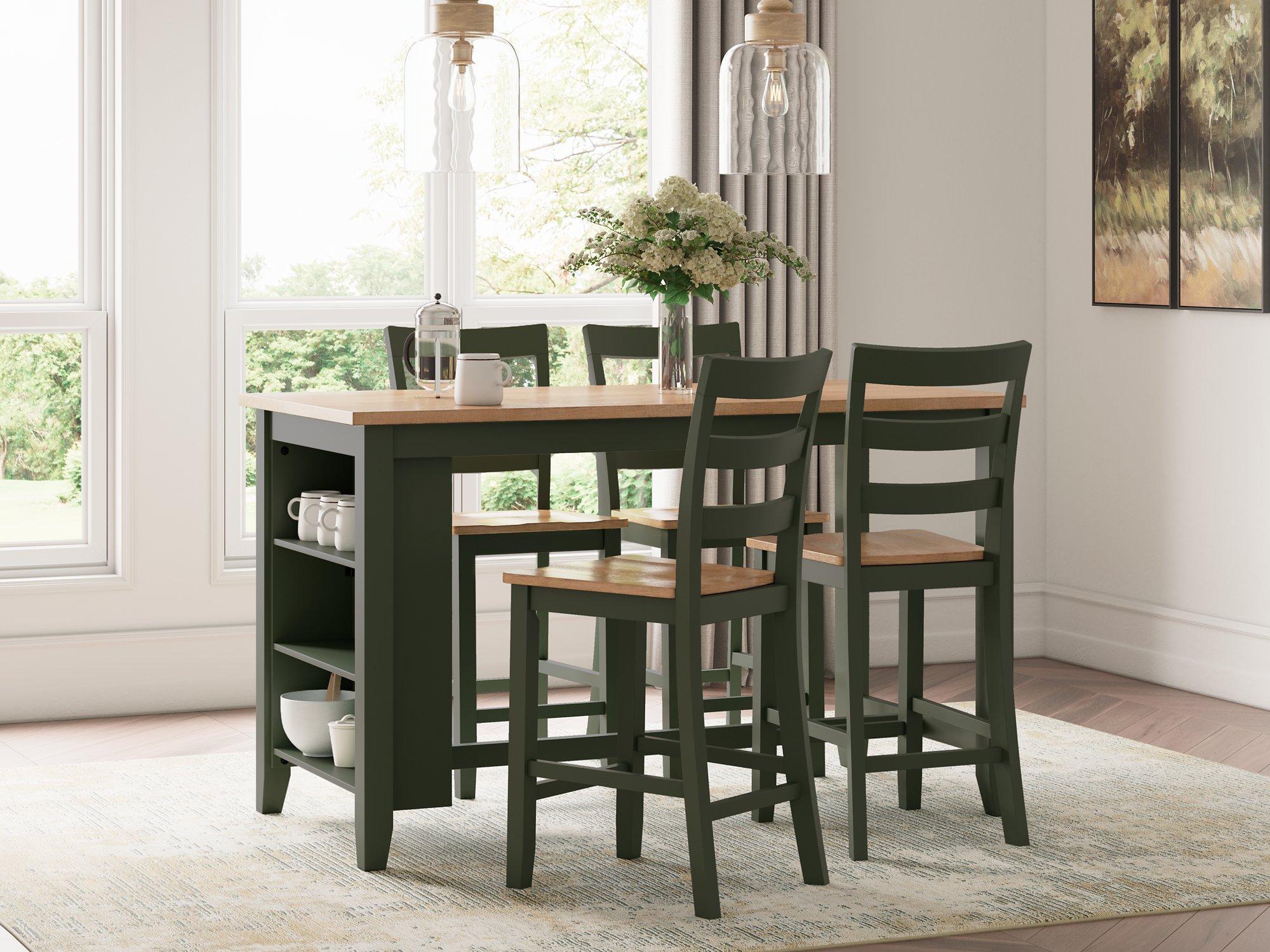 Gesthaven Counter Height Dining Table - Ideal Furniture (Fresno,CA) 