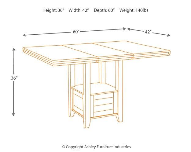 Haddigan Dining Room Set - Ideal Furniture (Fresno,CA) 