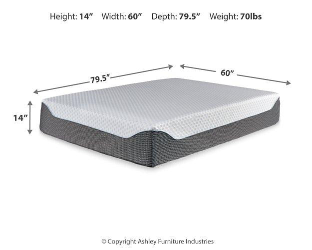 14 Inch Chime Elite Mattress Set - Ideal Furniture (Fresno,CA) 