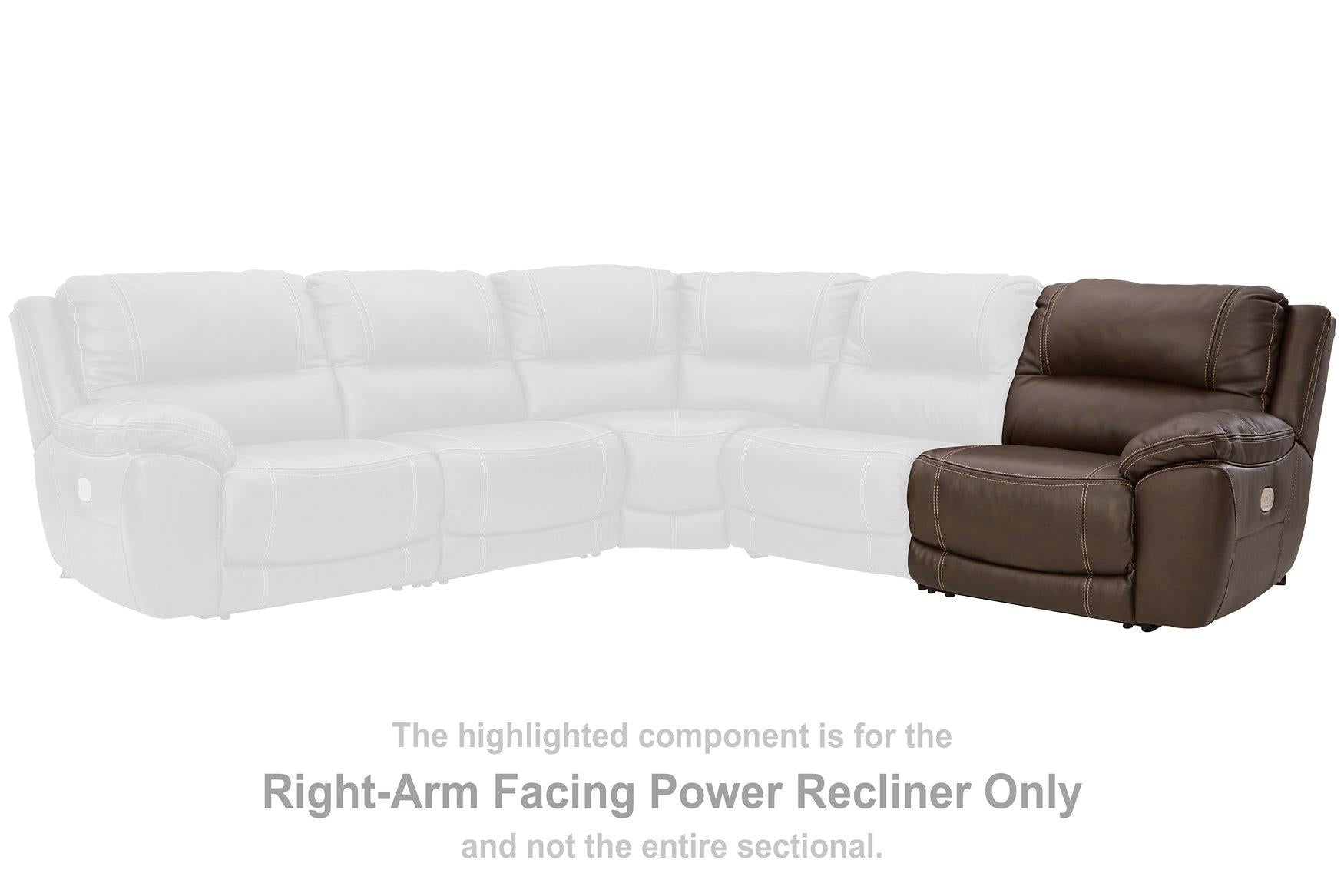 Dunleith 3-Piece Power Reclining Loveseat with Console