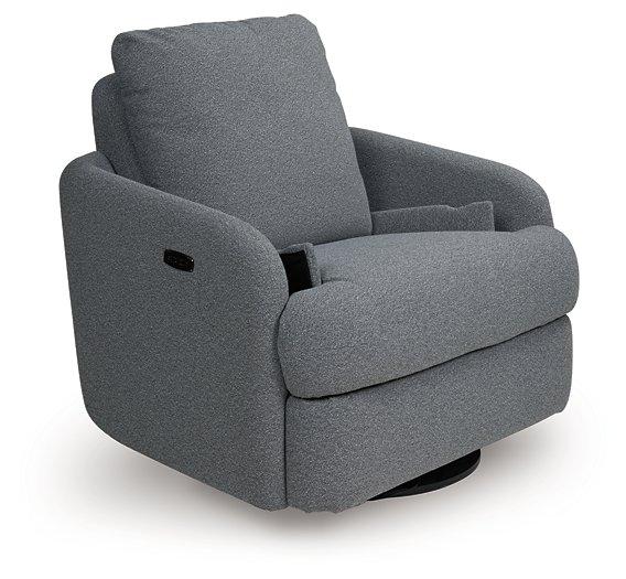 Alainmont Next-Gen Nuvella Swivel Power Recliner - Ideal Furniture (Fresno,CA) 