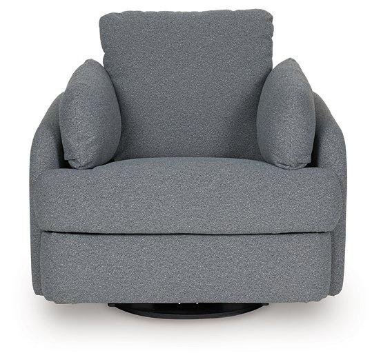 Alainmont Next-Gen Nuvella Swivel Power Recliner - Ideal Furniture (Fresno,CA) 