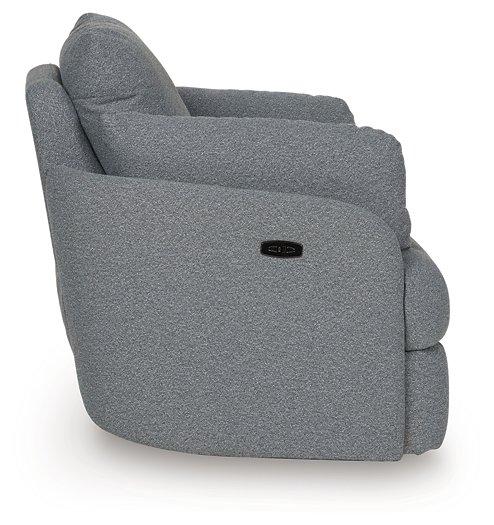 Alainmont Next-Gen Nuvella Swivel Power Recliner - Ideal Furniture (Fresno,CA) 