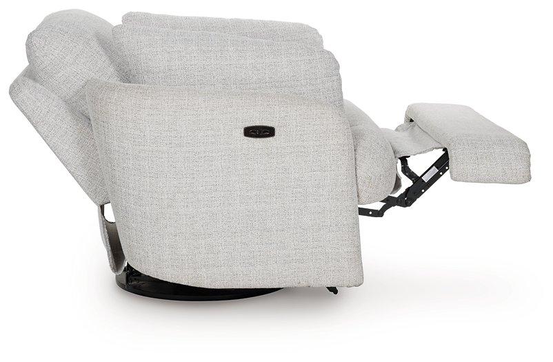 Alainmont Next-Gen Nuvella Swivel Power Recliner - Ideal Furniture (Fresno,CA) 