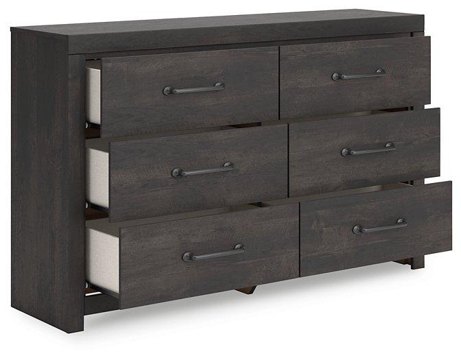 Hollivern Dresser and Mirror - Ideal Furniture (Fresno,CA) 