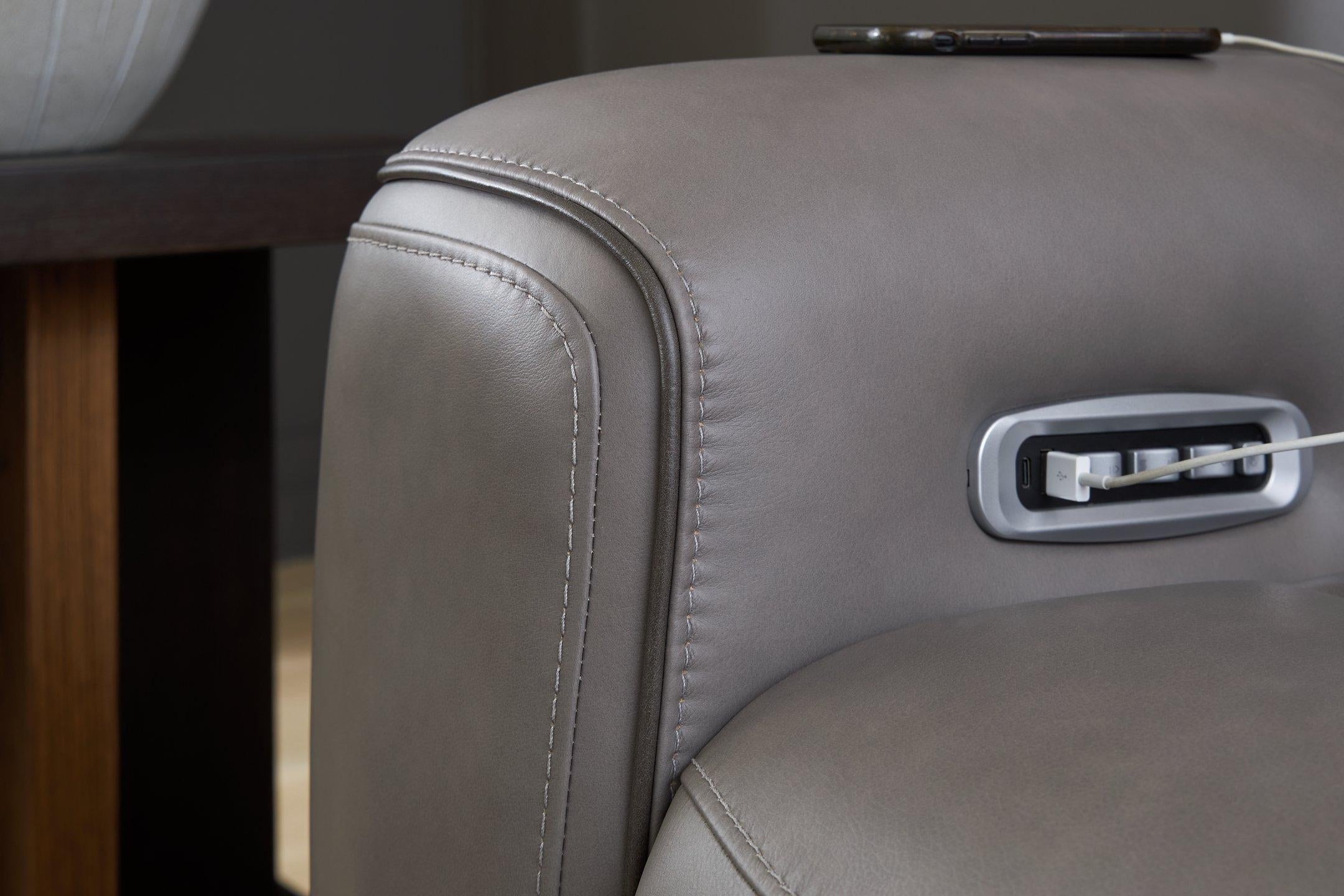 5Z-Comfort Power Reclining Loveseat with Console - Ideal Furniture (Fresno,CA) 