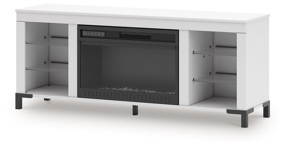 Brollevi 60" TV Stand with Electric Fireplace - Ideal Furniture (Fresno,CA) 