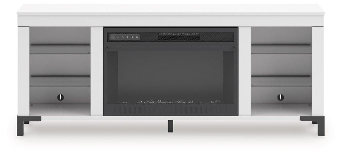 Brollevi 60" TV Stand with Electric Fireplace - Ideal Furniture (Fresno,CA) 