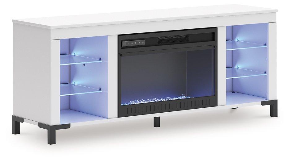 Brollevi 60" TV Stand with Electric Fireplace - Ideal Furniture (Fresno,CA) 