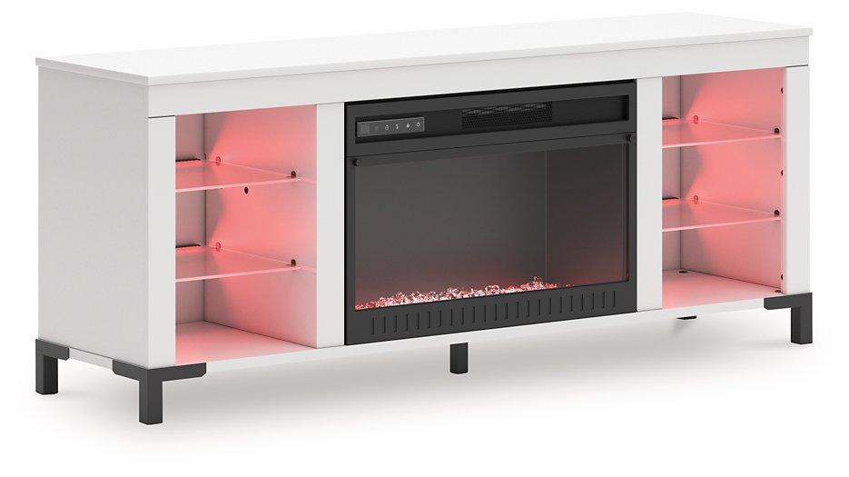 Brollevi 60" TV Stand with Electric Fireplace - Ideal Furniture (Fresno,CA) 