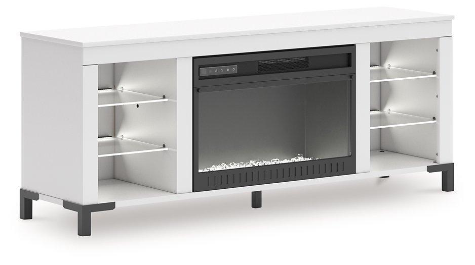 Brollevi 60" TV Stand with Electric Fireplace - Ideal Furniture (Fresno,CA) 