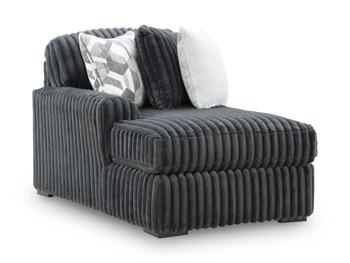 Midnight-Madness Sectional with Chaise - Ideal Furniture (Fresno,CA) 
