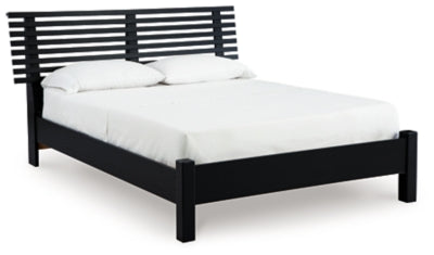 Danziar Queen Slat Bed - Ideal Furniture (Fresno,CA) 