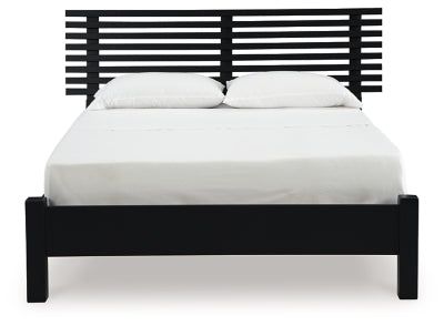 Danziar Queen Slat Bed - Ideal Furniture (Fresno,CA) 