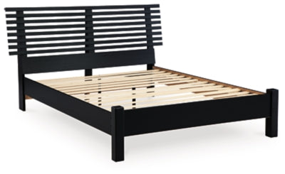 Danziar Queen Slat Bed - Ideal Furniture (Fresno,CA) 