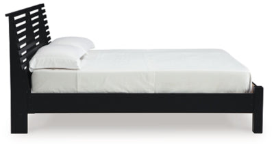 Danziar Queen Slat Bed - Ideal Furniture (Fresno,CA) 