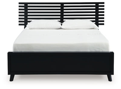 Danziar Queen Slat Bed - Ideal Furniture (Fresno,CA) 