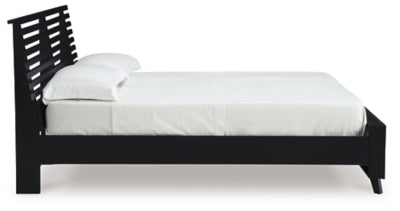 Danziar Queen Slat Bed - Ideal Furniture (Fresno,CA) 