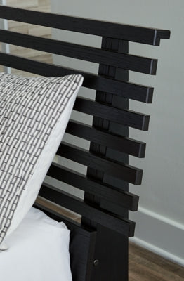 Danziar Queen Slat Bed - Ideal Furniture (Fresno,CA) 