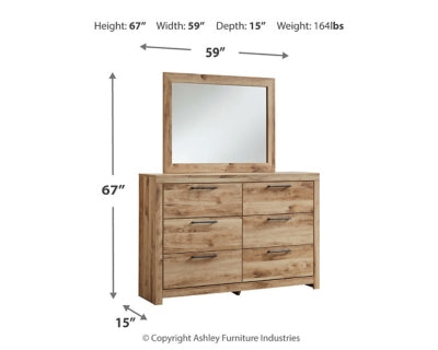 Hyanna Dresser and Mirror - Ideal Furniture (Fresno,CA) 