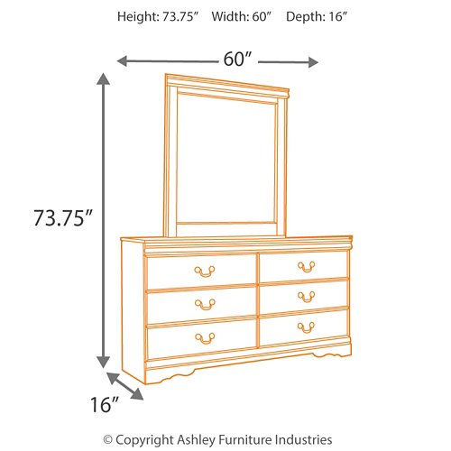 Huey Vineyard Dresser and Mirror - Ideal Furniture (Fresno,CA) 