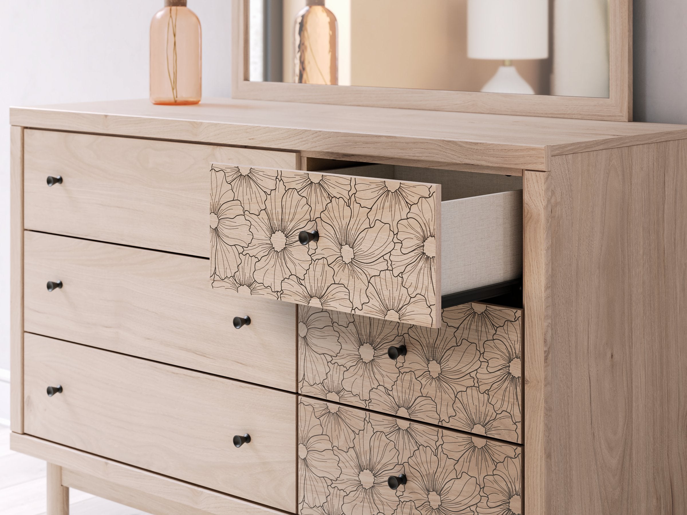 Arloster Dresser and Mirror - Ideal Furniture (Fresno,CA) 