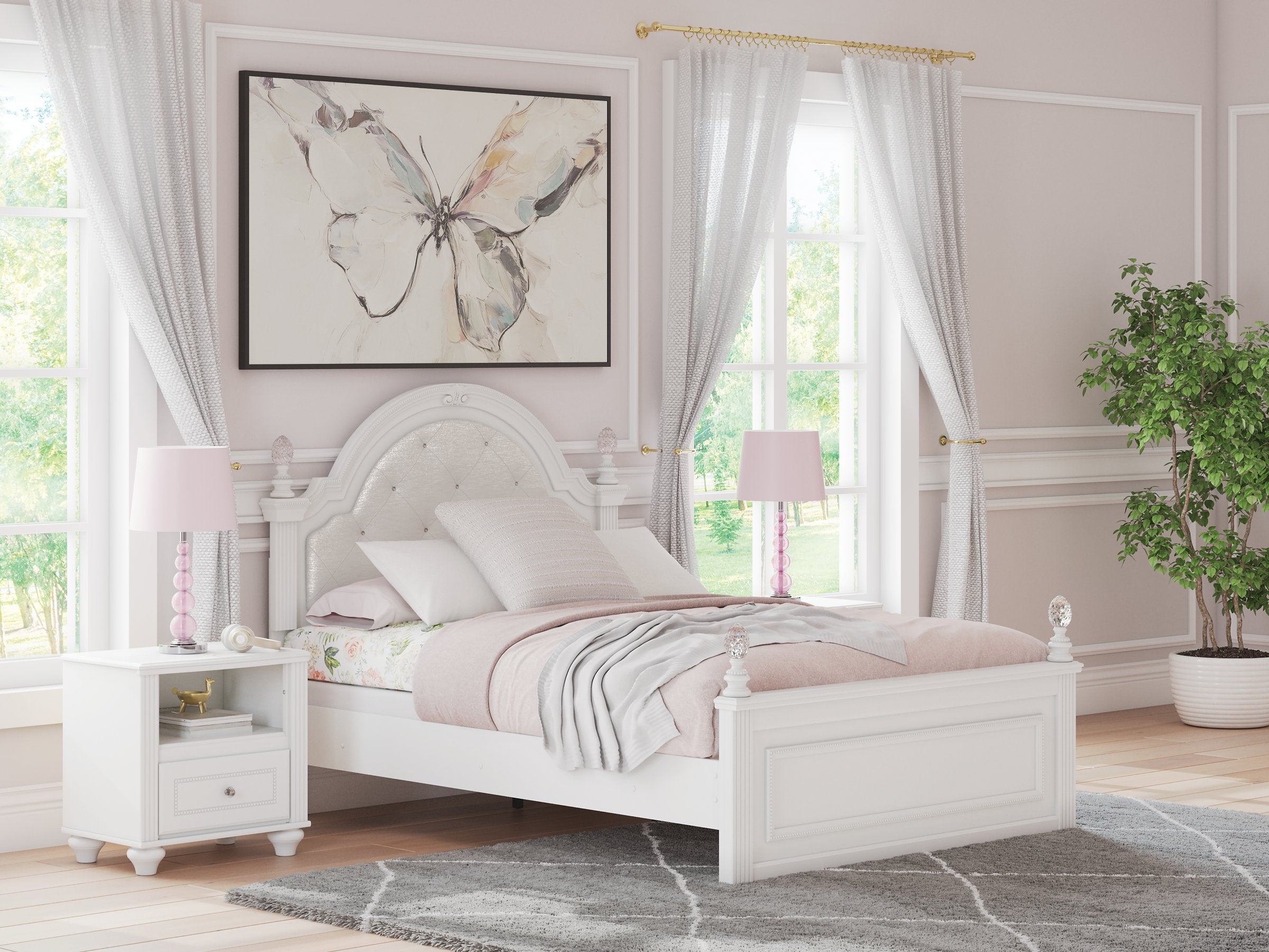 Kozlani Upholstered Bed - Ideal Furniture (Fresno,CA) 