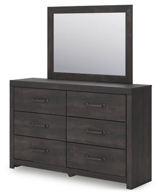 Hollivern Dresser and Mirror - Ideal Furniture (Fresno,CA) 