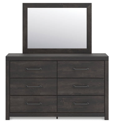 Hollivern Dresser and Mirror - Ideal Furniture (Fresno,CA) 