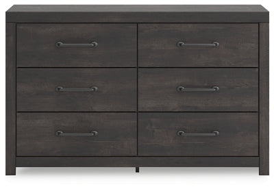 Hollivern Dresser and Mirror - Ideal Furniture (Fresno,CA) 