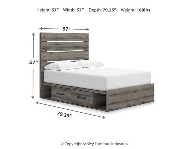 Graystorm Bed with Storage - Ideal Furniture (Fresno,CA) 