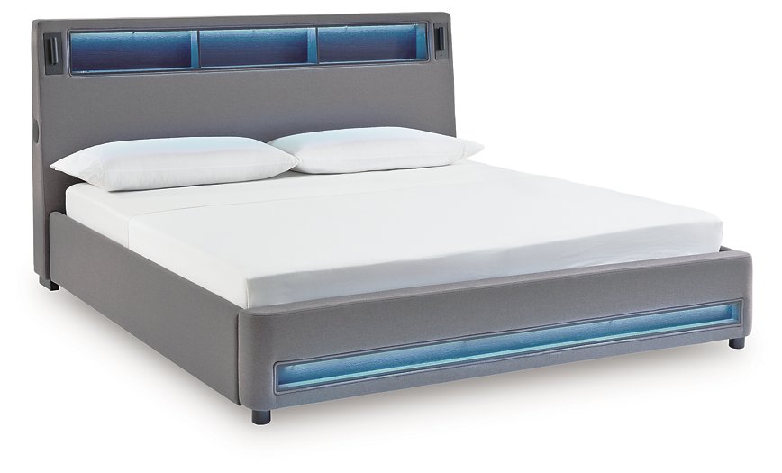 Verishaw Upholstered Bed - Ideal Furniture (Fresno,CA) 