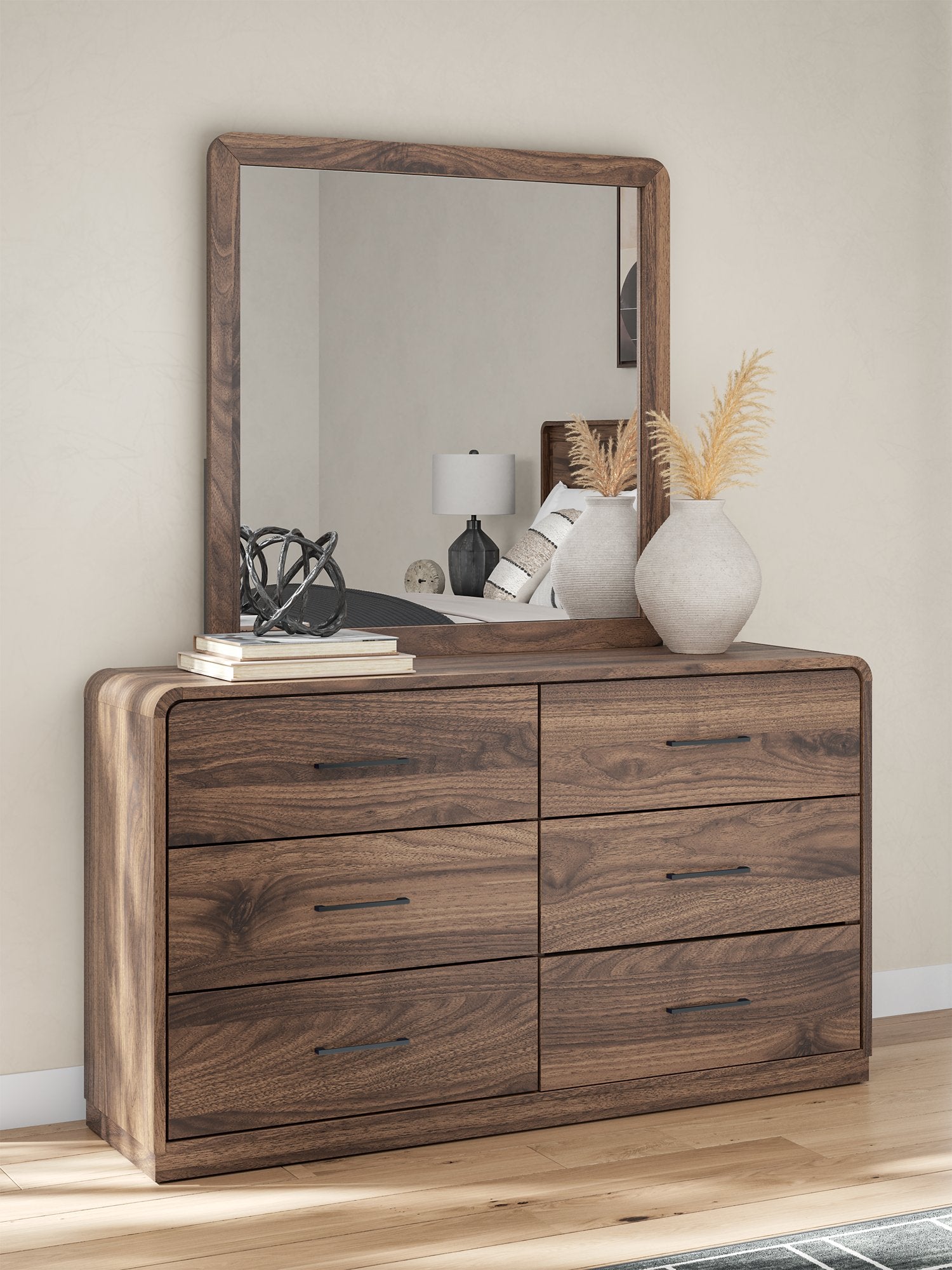 Fortlorn Dresser and Mirror - Ideal Furniture (Fresno,CA) 